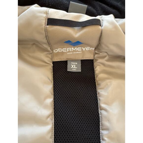 Obermeyer Boy's Axel XL 18 ski Jacket Snow Board Winter Blue - Picture 9 of 9